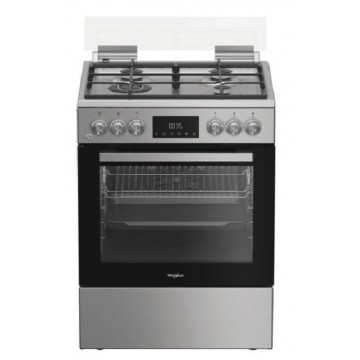 Whirlpool W6G8LCSWX Κουζίνα 72lt με Εστίες Φυσικού Αερίου Π60εκ. Inox
